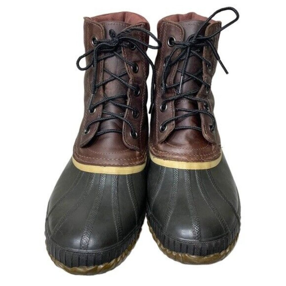 Sorel Cheyanne Outdoor Duck Winter Boot Brown Black 1750241 Waterproof  Sz 9
